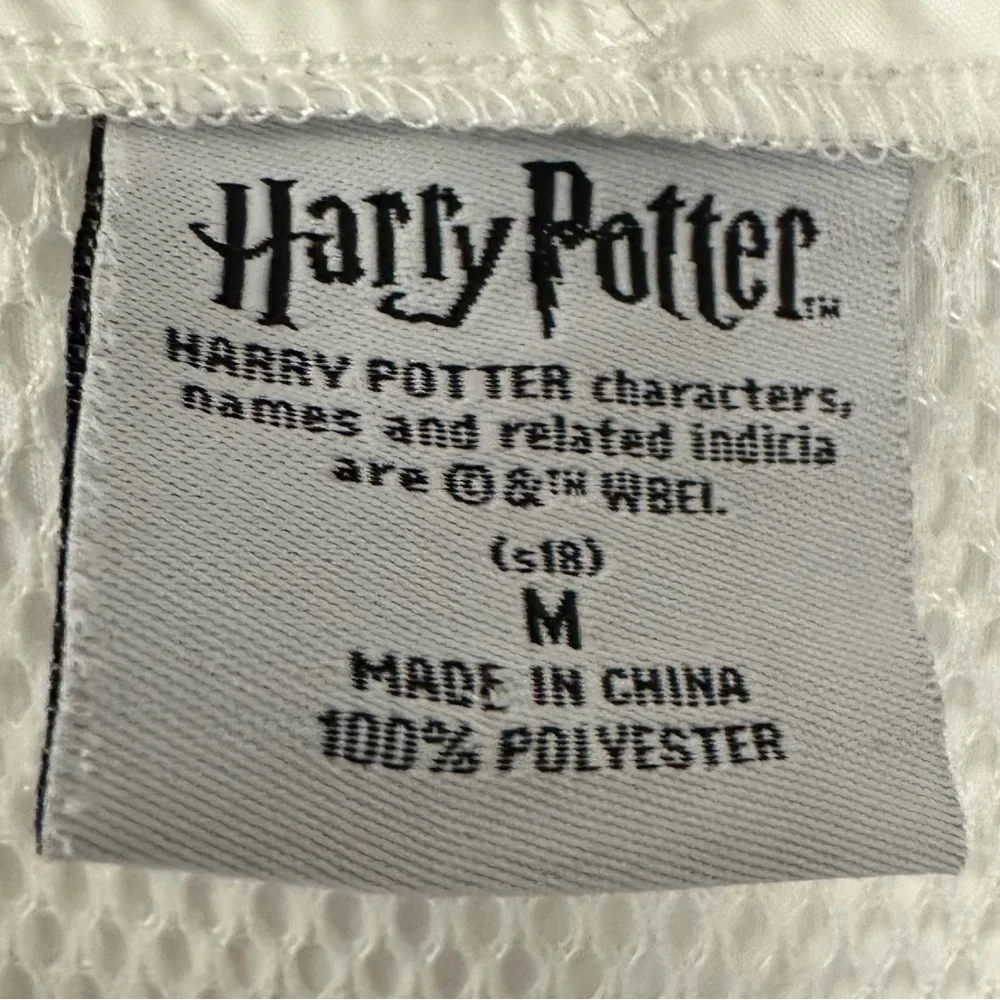 Harry Potter Hogwarts Windbreaker Pullover 1/4 Zip Sz M - Picture 4 of 9